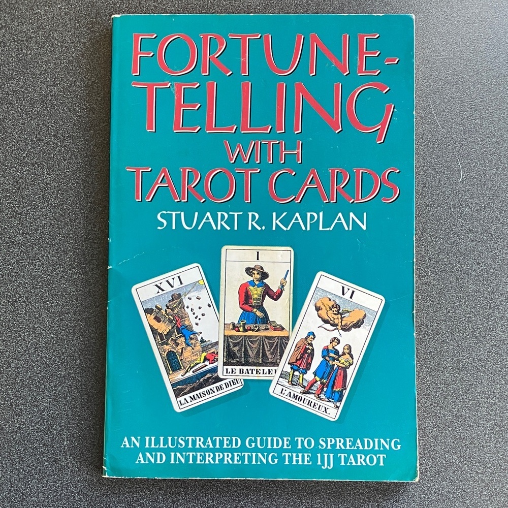 Fortune-Telling with Tarot Cards by Stuart R. Kaplan - Vintage paperback